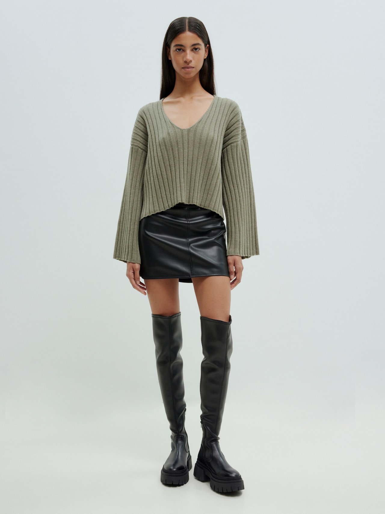 EDITED Produkte Pullover 'Thamara' oliv