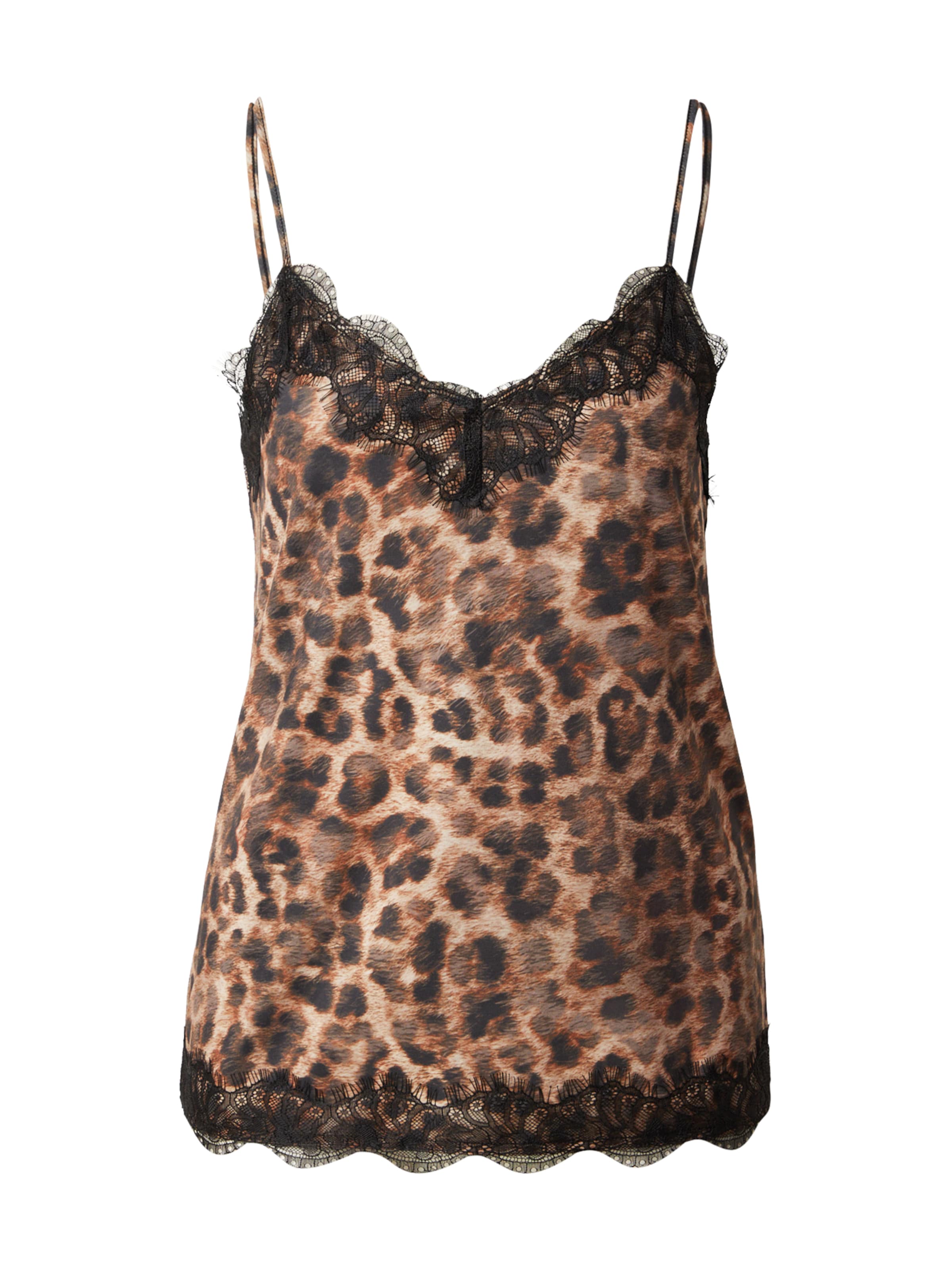 OUI Top in Bruin: voorkant