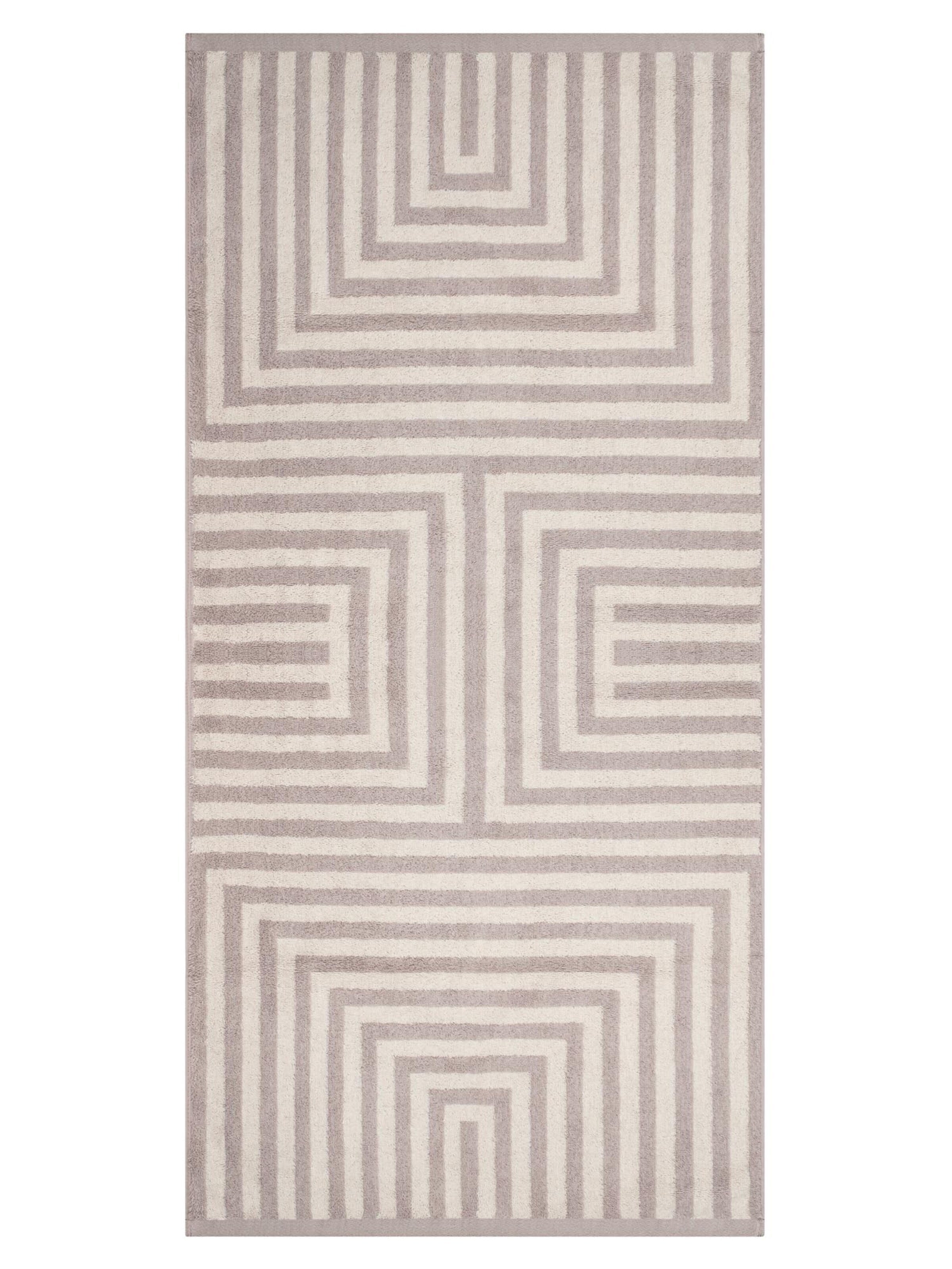 ROSS Towel 'Grafik' in Beige