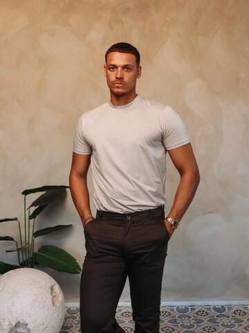 Richesse Shirt 'SHINY ESSENTIAL SHIRT BEIGE' in Beige: voorkant