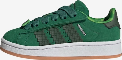 Sportbačiai 'Campus 00s X Minecraft' iš ADIDAS ORIGINALS, spalva – smaragdinė spalva / juoda, Prekių apžvalga