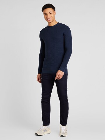 Lindbergh Regular Fit Pullover i blå