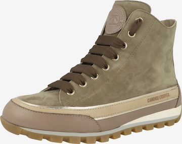 Candice Cooper High-Top Sneakers 'Janis Strip Plus Chic' in Green: front