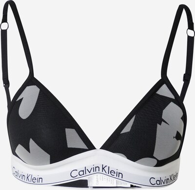 Liemenėlė iš Calvin Klein Underwear, spalva – pilka / juoda / balta, Prekių apžvalga