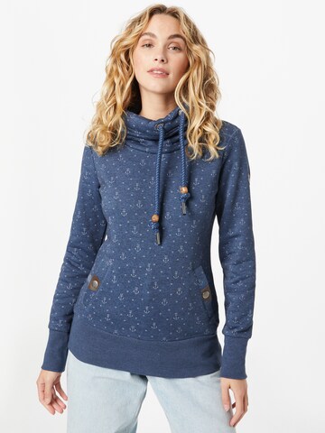 Ragwear Sweatshirt 'Rylie Marina' in Blue: front