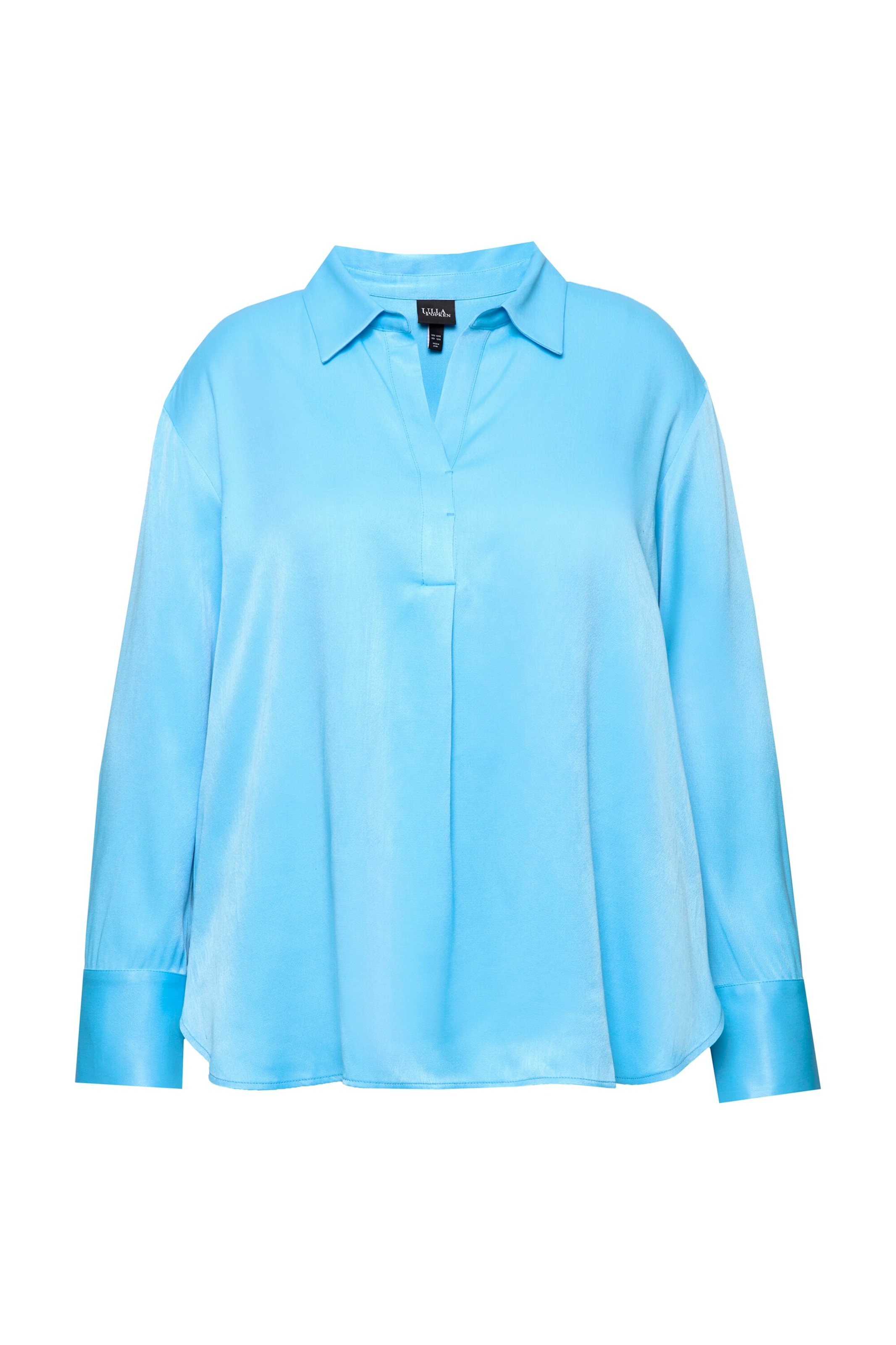 Ulla Popken Bluse in Blau: Vorderseite
