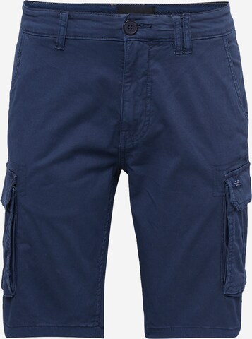 Pantalon cargo BLEND en bleu : devant