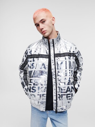 Karl Lagerfeld Between-season jacket in Silver: front