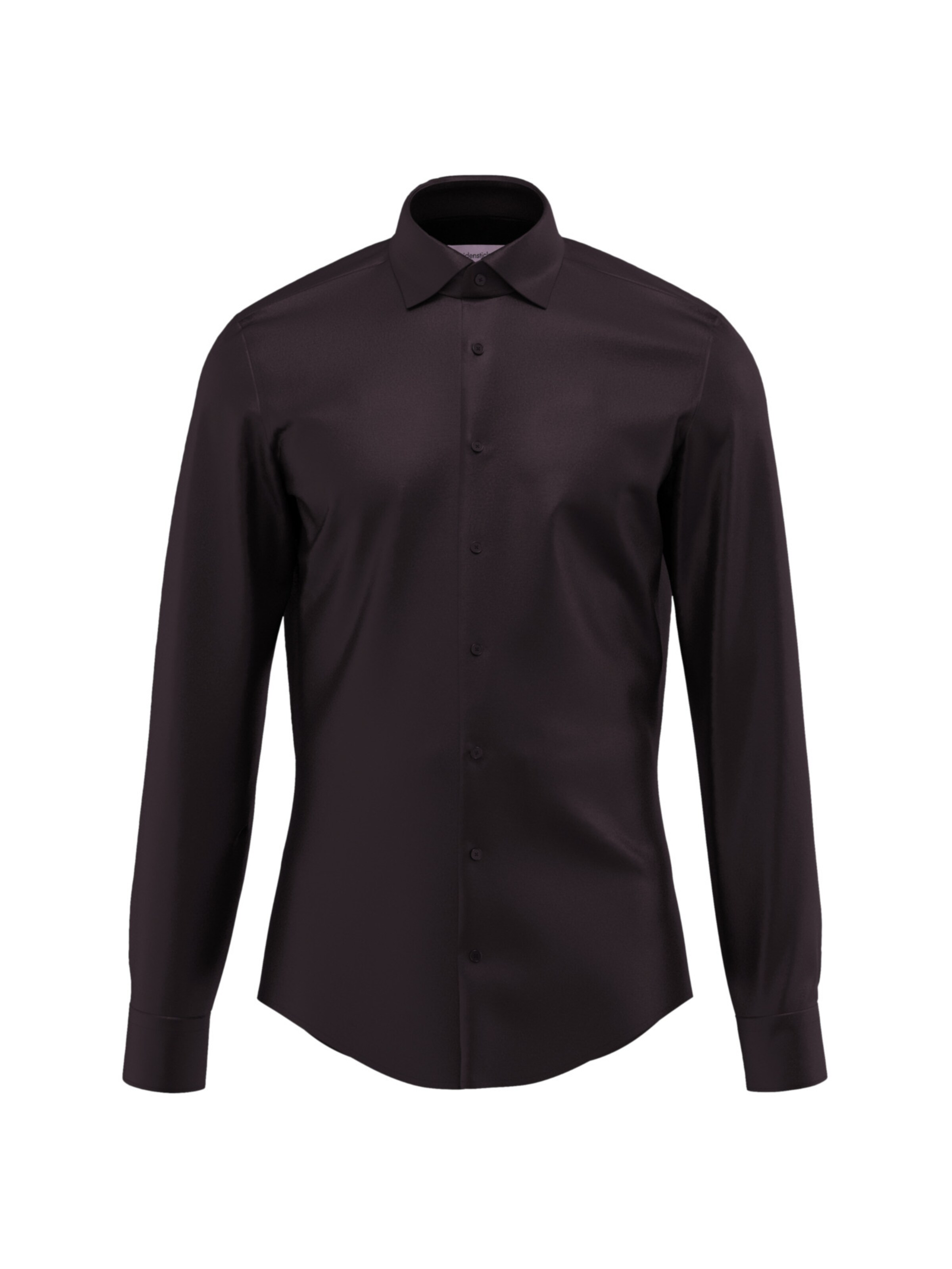 Coupe slim Chemise SEIDENSTICKER en noir : devant