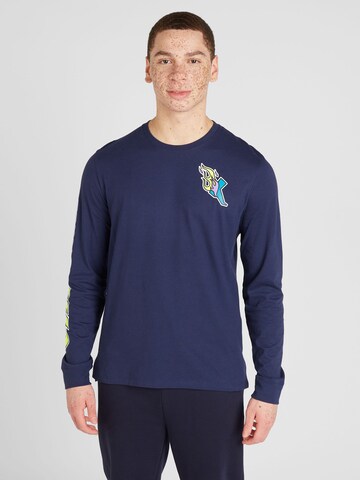 UNDER ARMOUR - Camisa funcionais 'RUN EVERYWHERE' em azul