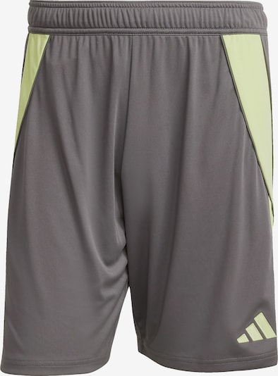 Sportinės kelnės 'TIRO 24' iš ADIDAS PERFORMANCE, spalva – geltona / pilka, Prekių apžvalga