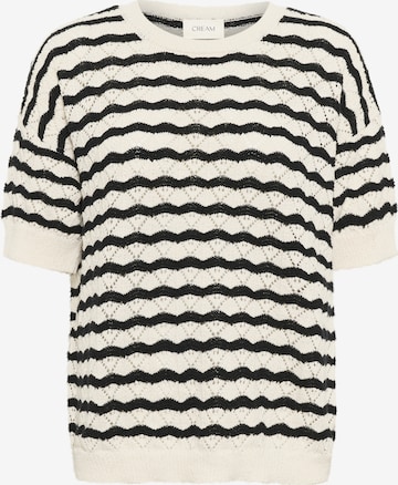 Pulover 'CR Holiday' de la Cream pe alb: față
