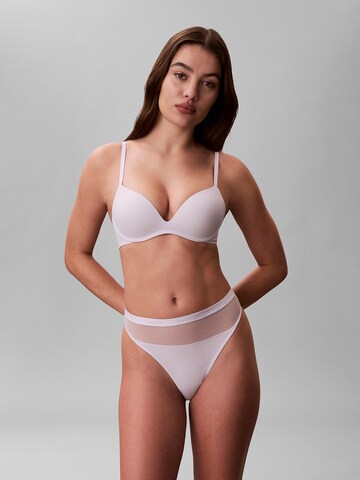 String Calvin Klein en violet : devant