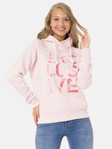 Pull-over CIPO & BAXX en rose : devant