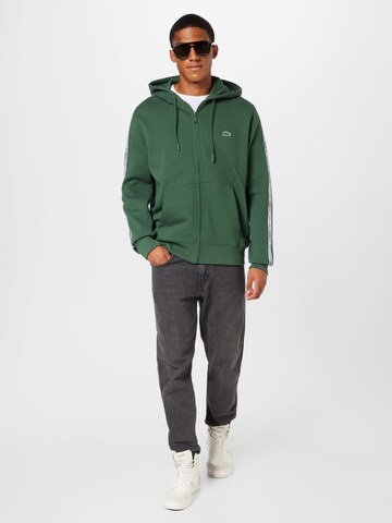 LACOSTE Sweatjacke in Grün