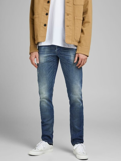 JACK & JONES Jeans 'JJIGlenn Rock' i blue denim, Modelvisning