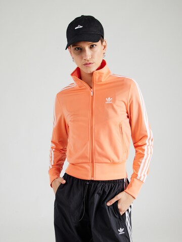 ADIDAS ORIGINALS - Sudadera con cremallera 'Firebird' en naranja: frente
