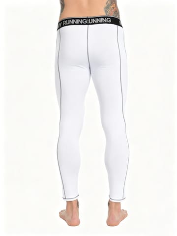 Coupe slim Pantalon de sport MEETWEE en blanc