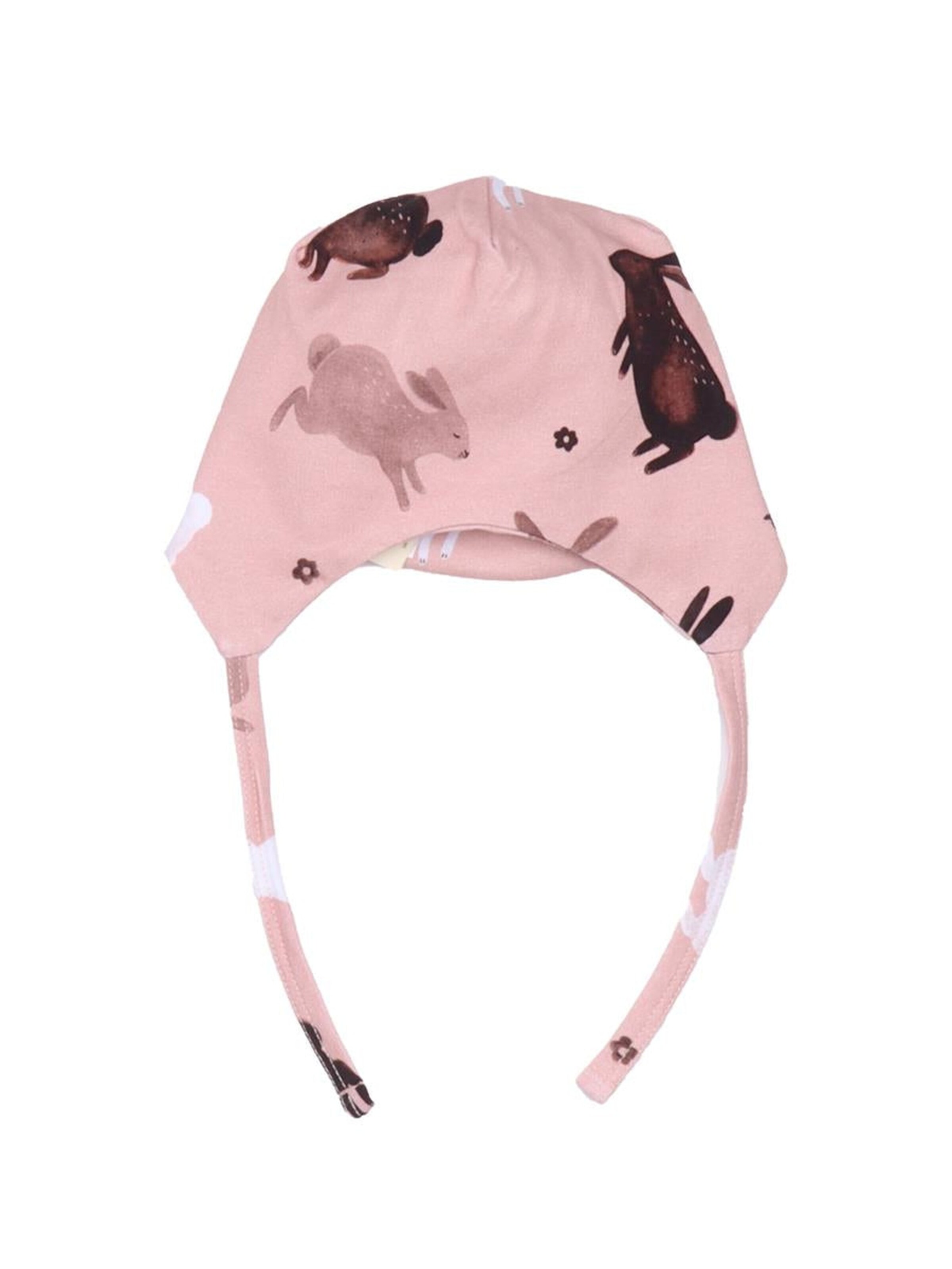 Walkiddy Mütze 'Happy Rabbits'‌‌‌‌‌ in Pink