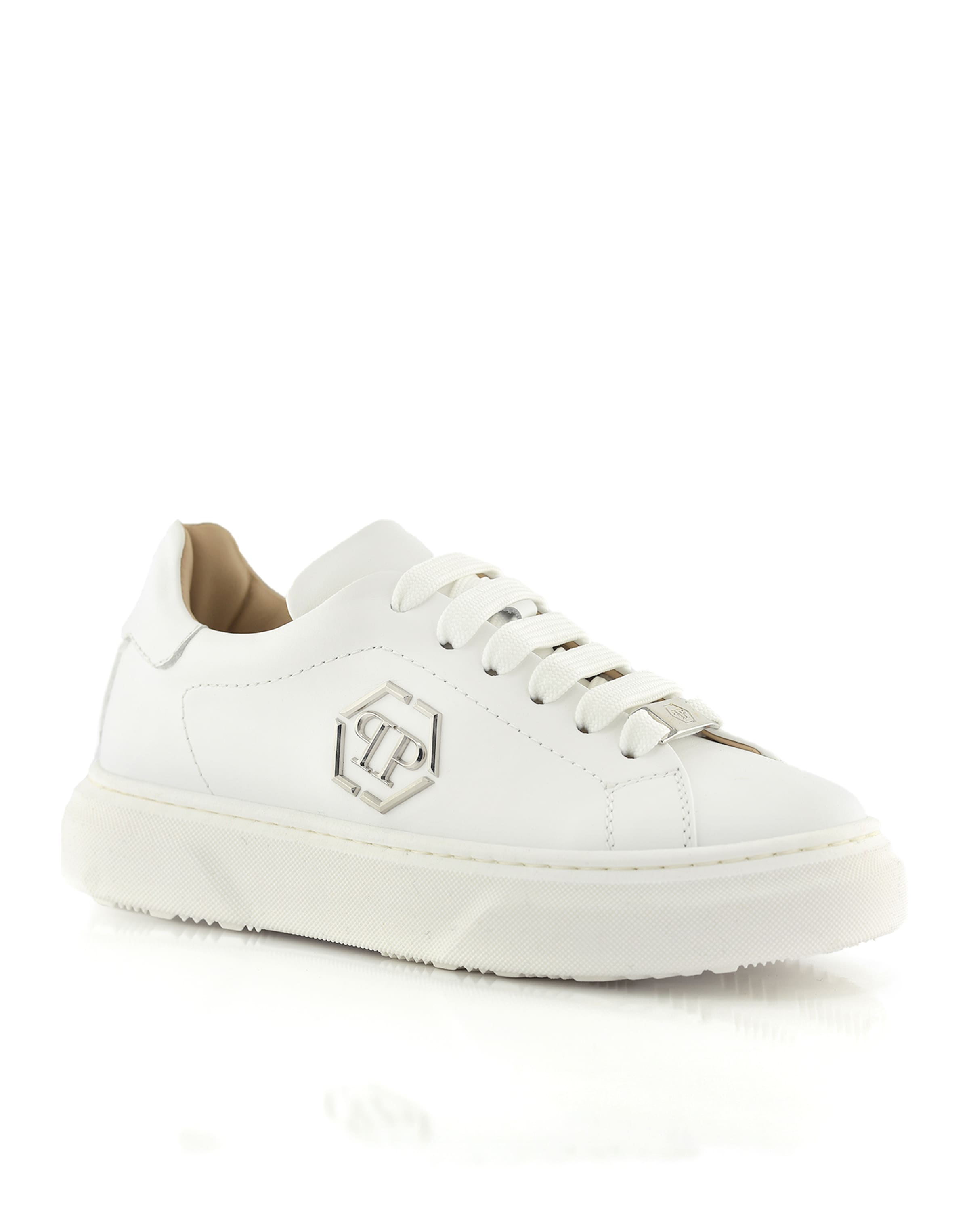 Sneaker di Philipp Plein in bianco: frontale