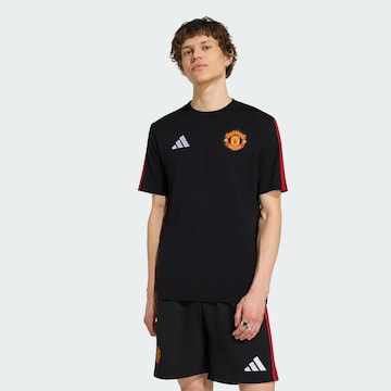 T-Shirt fonctionnel 'Manchester United DNA' ADIDAS PERFORMANCE en noir : devant