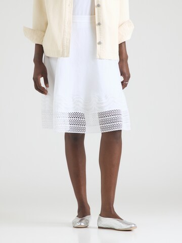 BOSS Rok 'Vadora 10277230 01' in Wit: voorkant