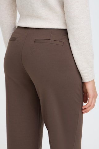 Fransa Regular Chino trousers 'FRLANO' in Brown