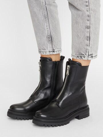 PS Poelman Boots in Schwarz: predná strana