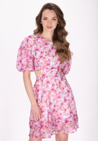 Robe de cocktail DreiMaster Vintage en rose : devant