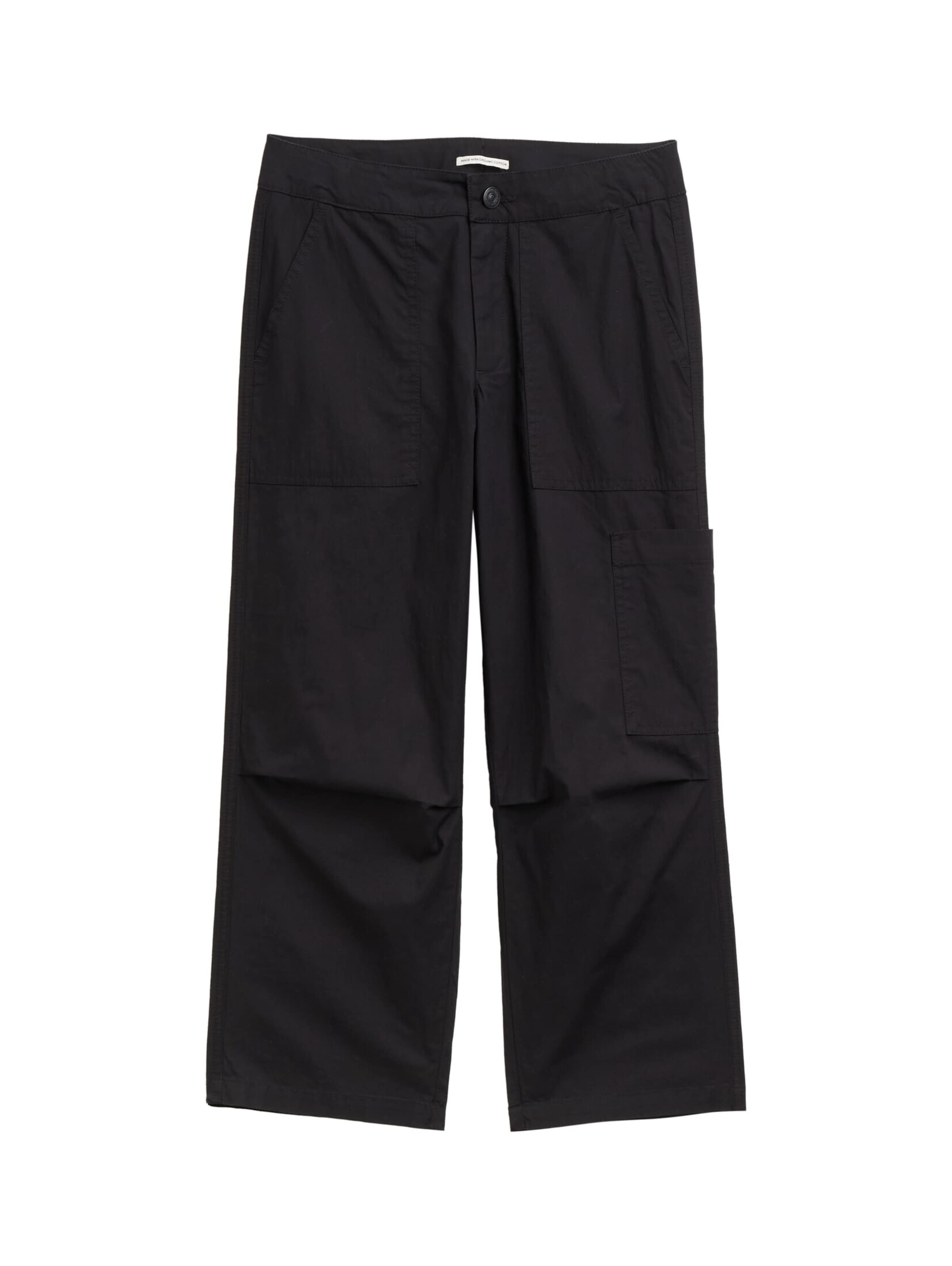 TOM TAILOR Loosefit Hose in Schwarz: Vorderseite