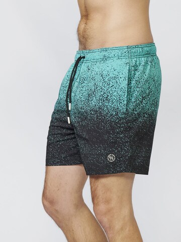 KOROSHI Badeshorts in Grün