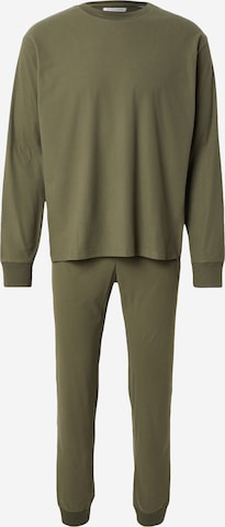 JACK & JONES - Traje para estar en casa 'JACSOLID' en verde: frente