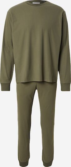 JACK & JONES Jednodijelna pidžama 'JACSOLID' u tamno zelena, Pregled proizvoda