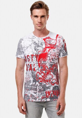 Rusty Neal Shirt in Wit: voorkant