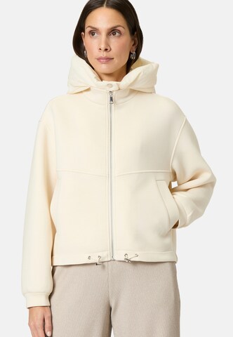 Veste mi-saison zero en blanc : devant