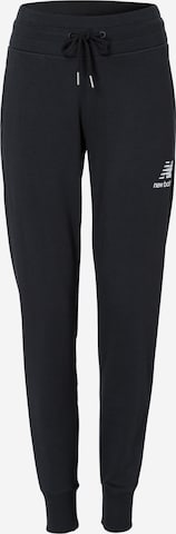 Pantaloni 'Essentials' de la new balance pe negru: față