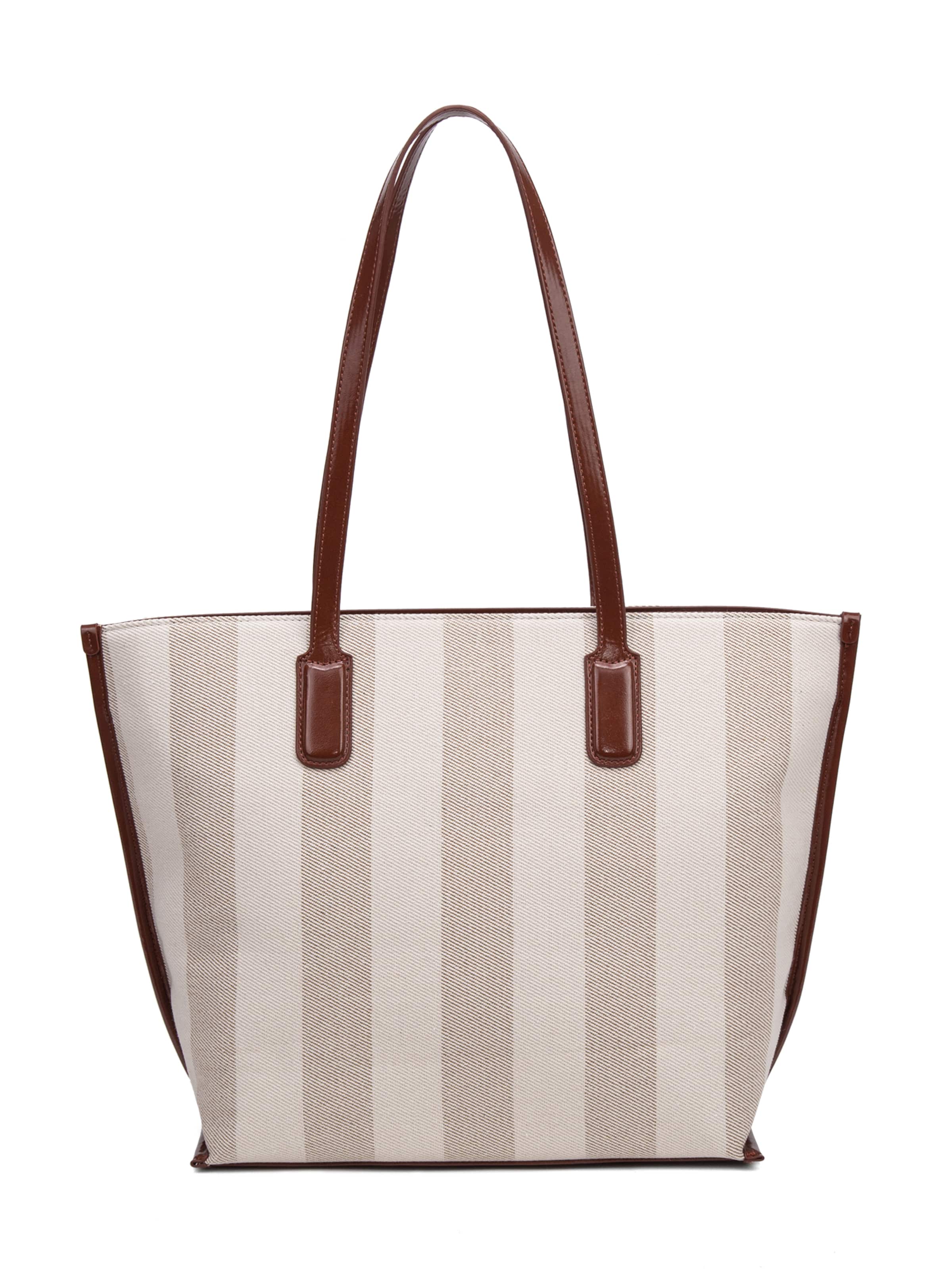 Shopper 'Borsa Shopper Donna Diana & Co Firenze - Righe e con Zip' di Diana&Co. in marrone