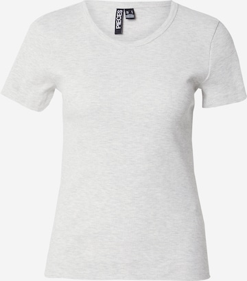 PIECES T-Shirt 'PCMAY' in Grau: Vorderseite