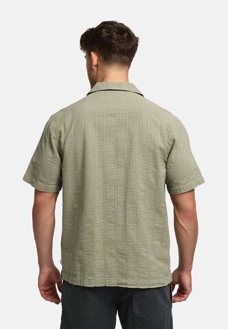 INDICODE JEANS Regular Fit Hemd 'Wallz' in Grün