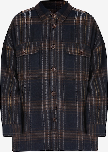 Colin's Bluse in marine / braun / gelb / weiß, Produktansicht