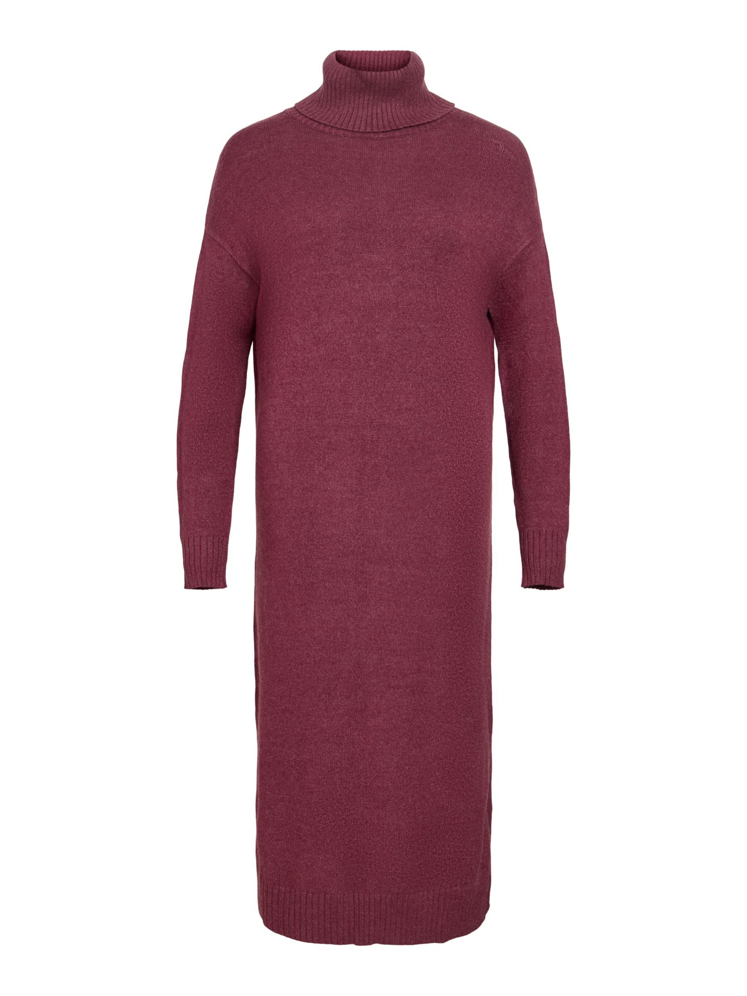 VILA Knit dress 'VIRill' in Red: front
