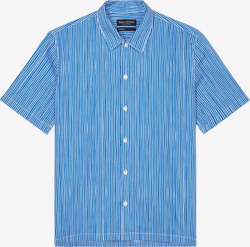 Marc O'Polo Button Up Shirt in Blue: front