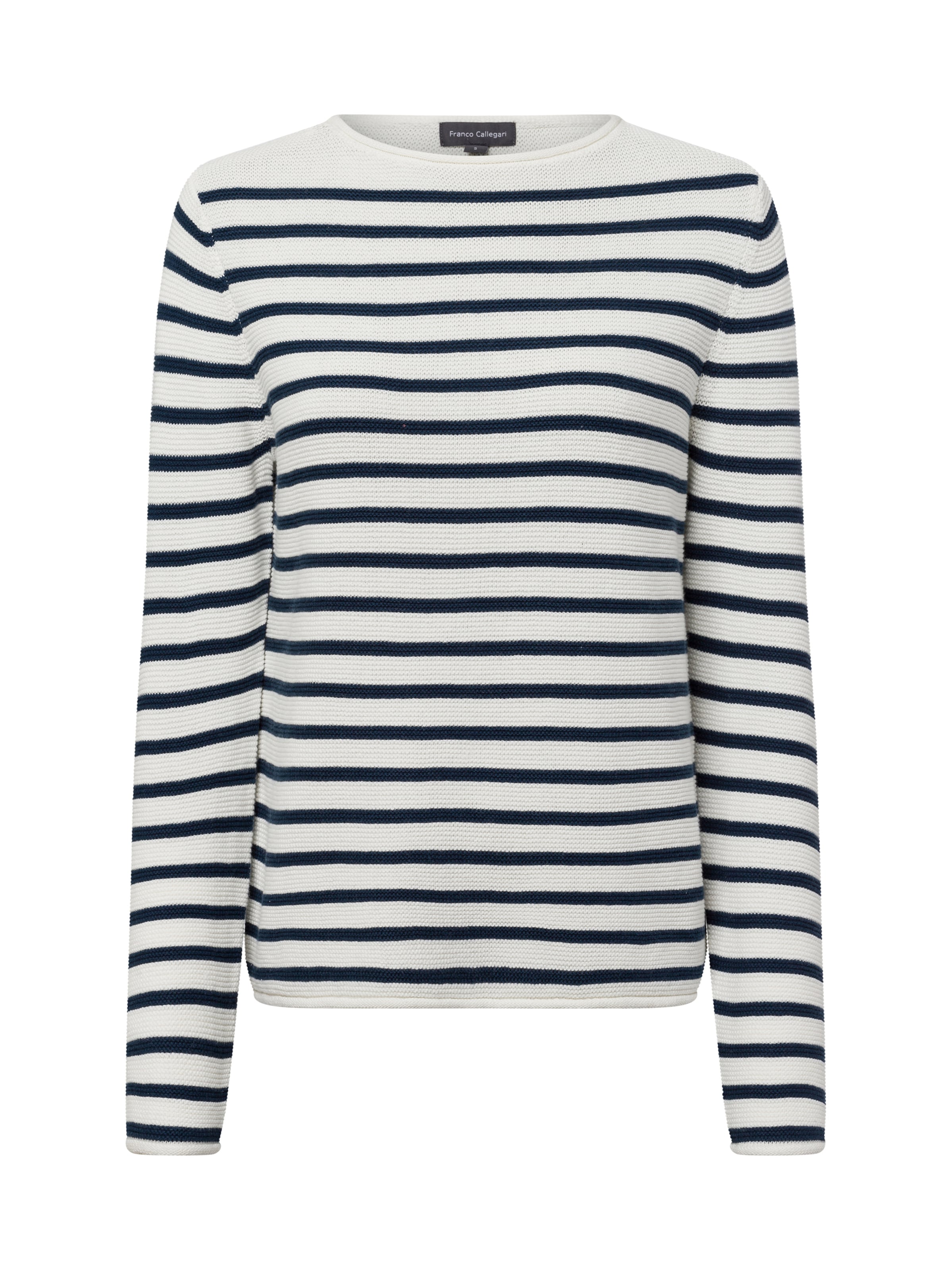 Franco Callegari Strickpullover ' ' in Weiß: Vorderseite