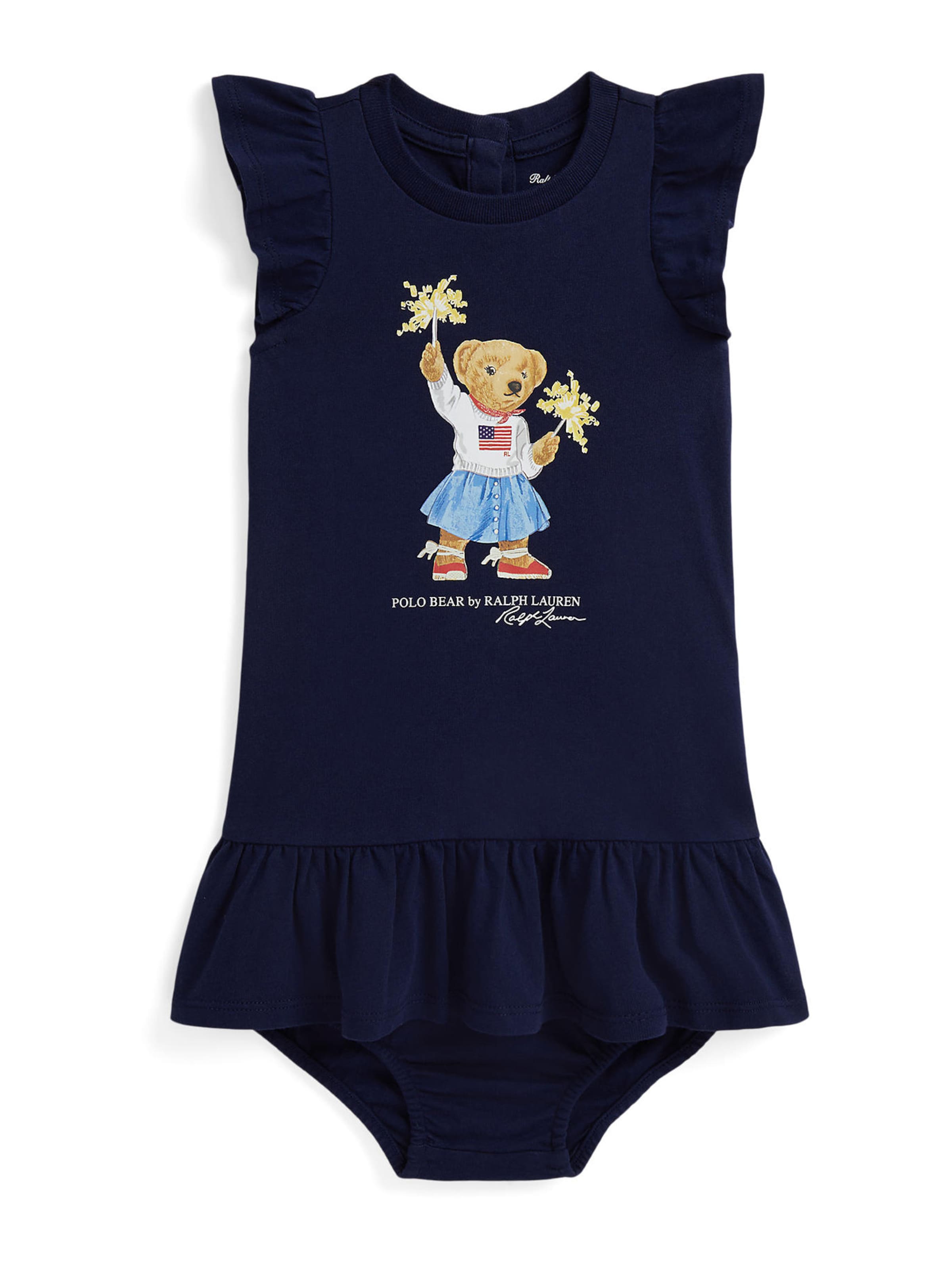 Polo Ralph Lauren Kjole i blå: forside