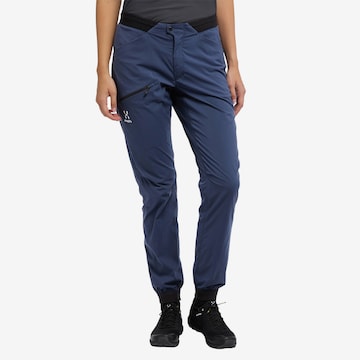 Haglöfs Regular Outdoor Pants 'L.I.M FUSE' in Blue: front