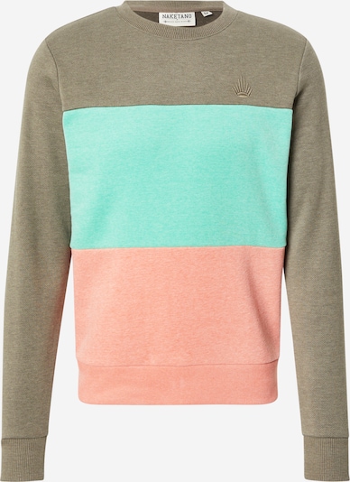 naketano Collegepaita värissä oliivi / minttu / lohi, Tuotenäkymä