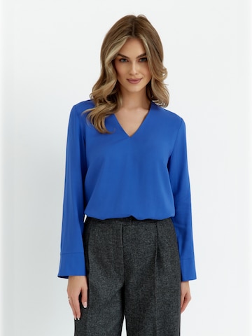 Stylove - Blusa ' Bluse_S391 ' en azul: frente
