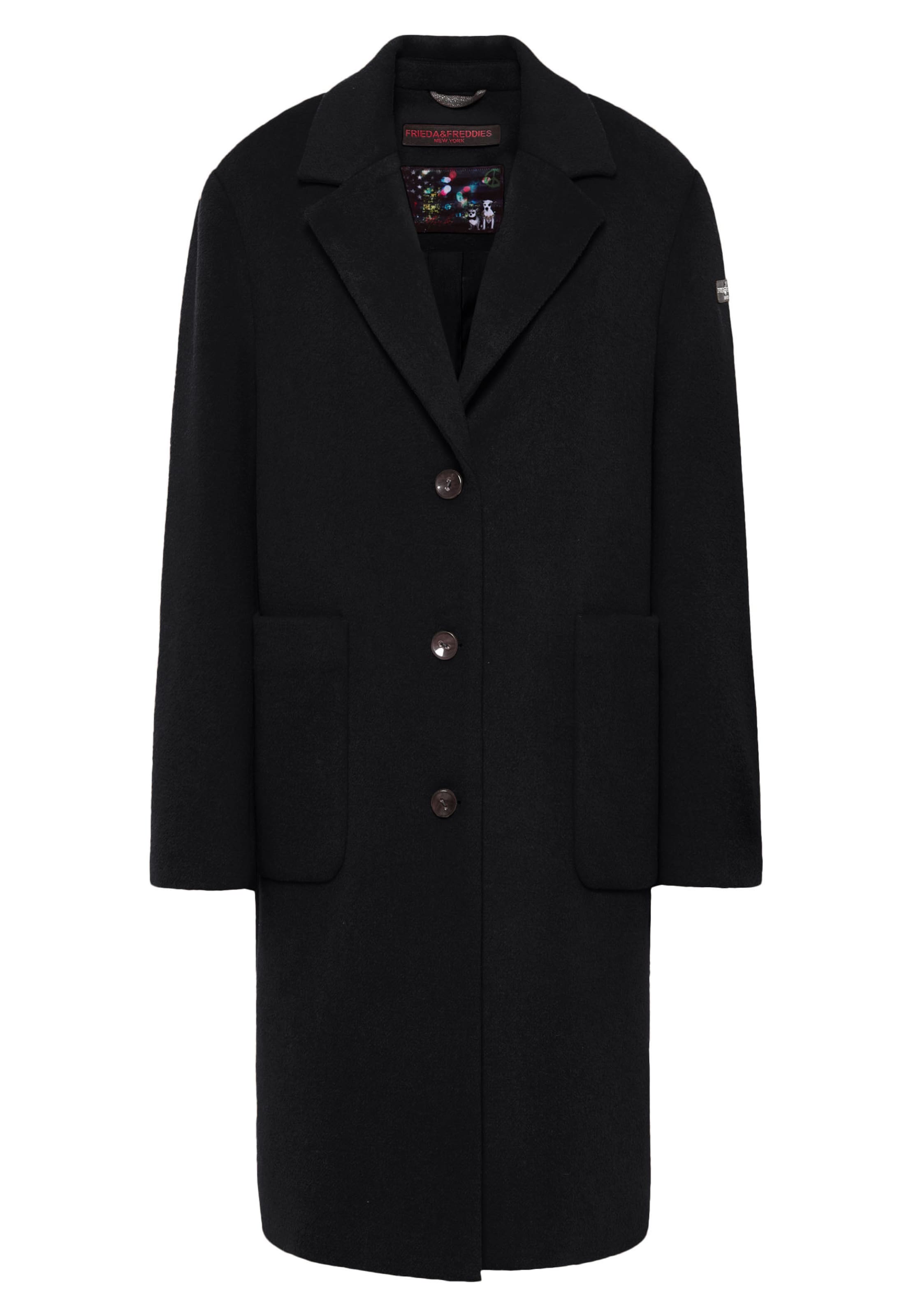 Frieda & Freddies Winter Coat in Black: front