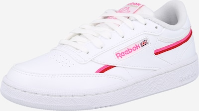 Reebok Sneakers laag 'Club C 85' in de kleur Lichtroze / Rood / Wit, Productweergave