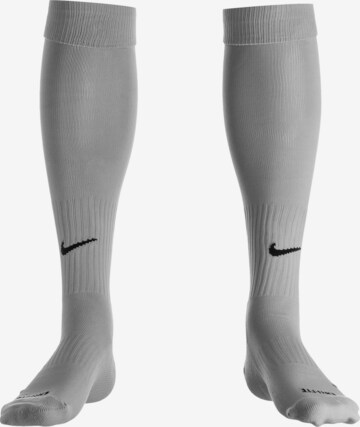 NIKE Soccer Socks 'Classic II' in Grey: front